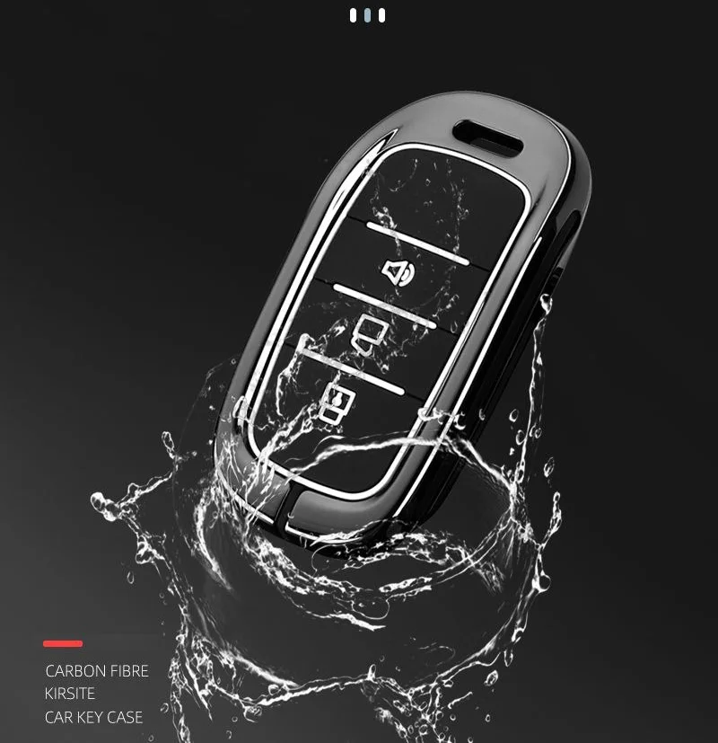 Zinklegierung Autoschlüsseletui für FOTON TUNLAND V7 V9 Auto-Styling Fernbedienung Abdeckung Shell Schlüsselanhänger Gehäuse Ringhalter Fob Zubehör – Detail 7