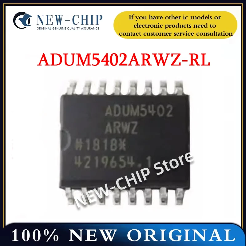2PCS-50PCS/LOT   ADUM5402ARWZ-RL  isolator chip patch SOP16 New Original ADUM5402