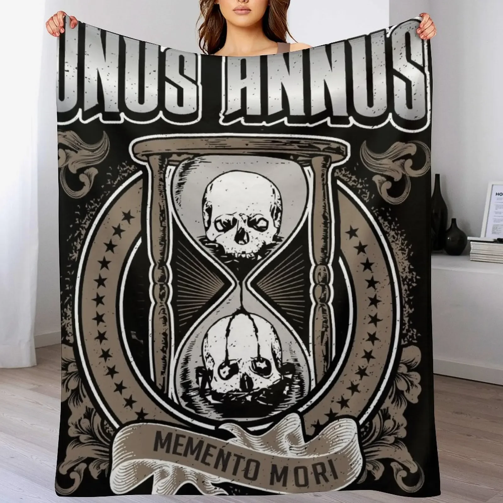 

Unus Annus Logo Throw Blanket All Season Soft Lightweight Blanket for Home