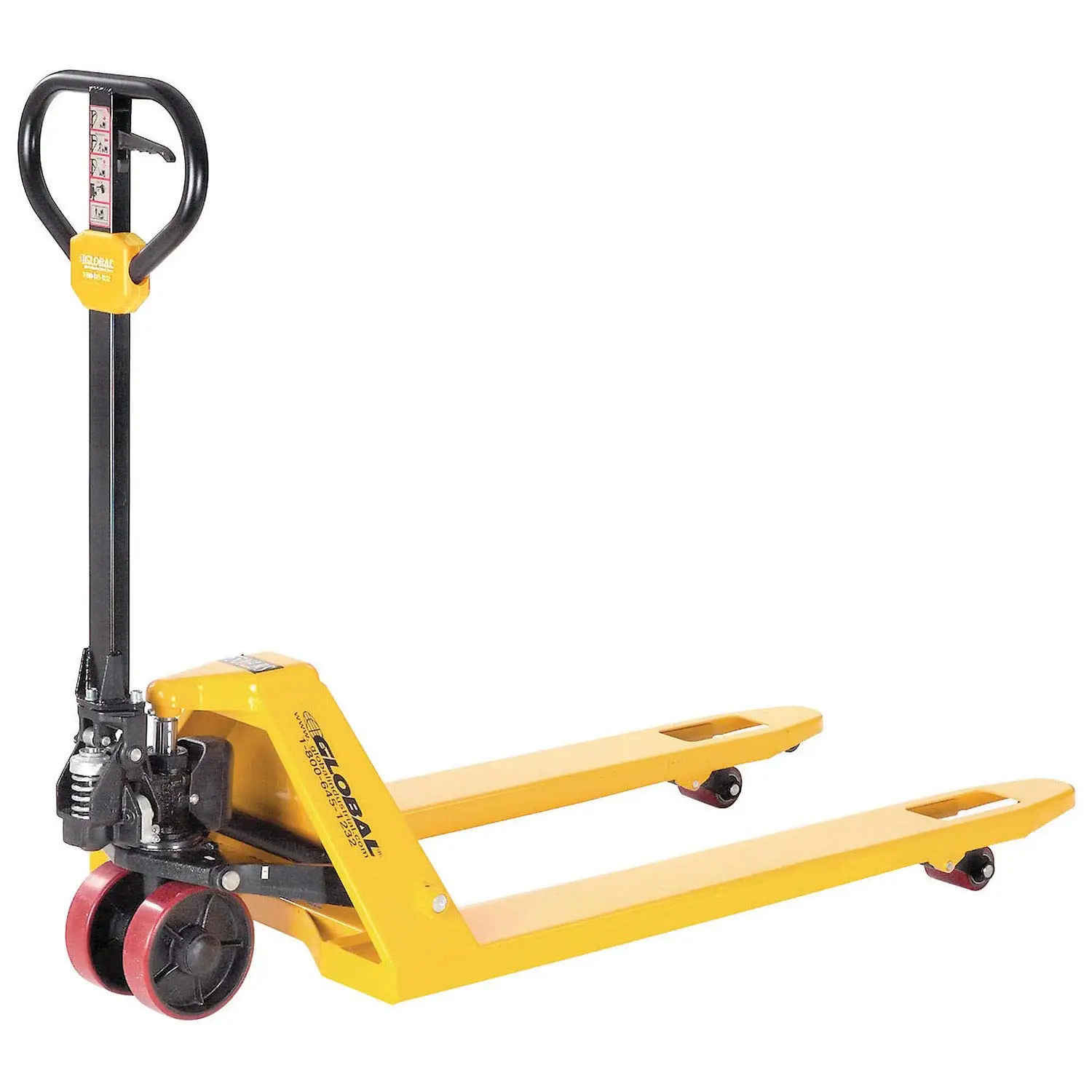 

Industrial Duty Pallet Jack with 27" W x 48" L Forks, 5500 lb. Capacity, General Purpose Manual Pallet Truck for Warehouse-NEW