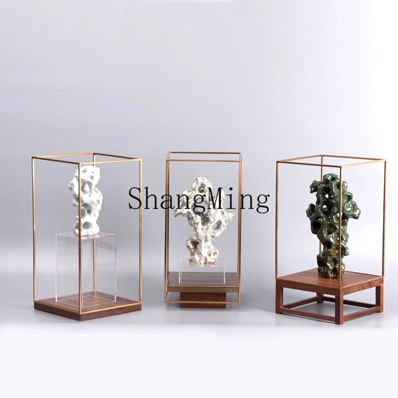 

FG Chinese Creative Taihu Stone Ornament Model Room Home Furnishing Entrance TV Cabinet Tea Room Bogu Rack Soft Decoration