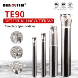 4NKT060308 KT930S ktkth01 çift taraflı sağ açılı freze kesicisi insert için 4NTE90 90 derece hızlı besleme freze kesicisi bar