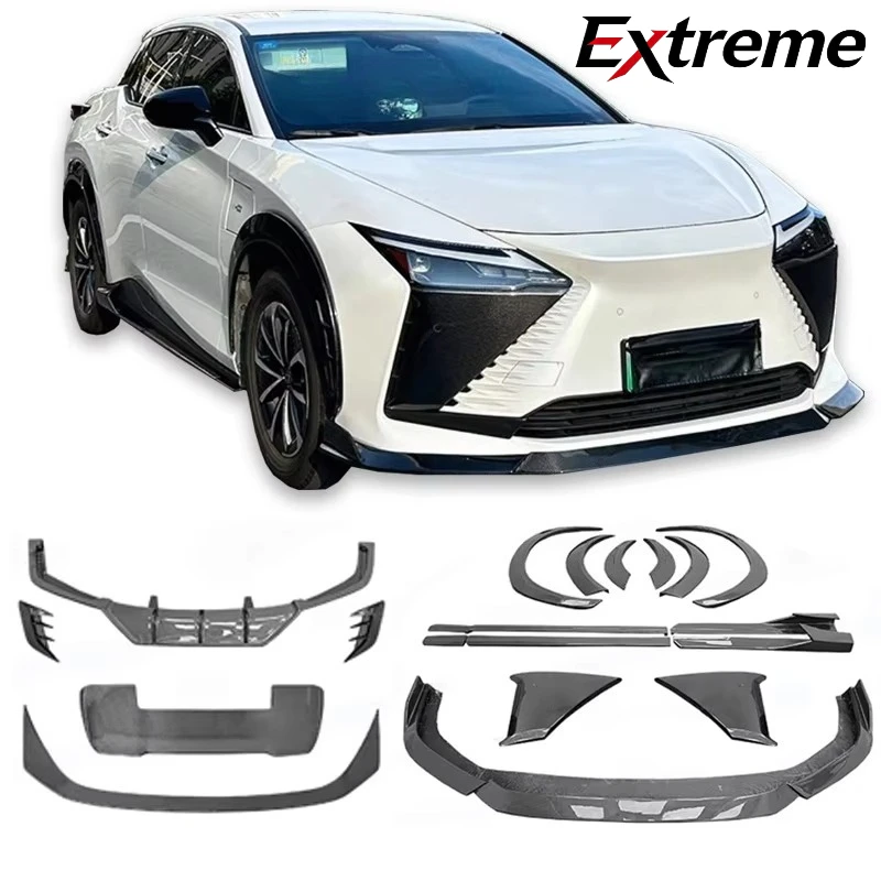 

Body Kit for 2023-2024 Lexus RZ450e Carbon Fiber Front and Rear Spoiler Side Skirt Appearance Kit