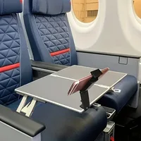 Support de téléphone pour avion, Support de voyage Portable, bureau, vol, pliable, réglable, rotatif, pour Selfie, Support de siège de Train 2