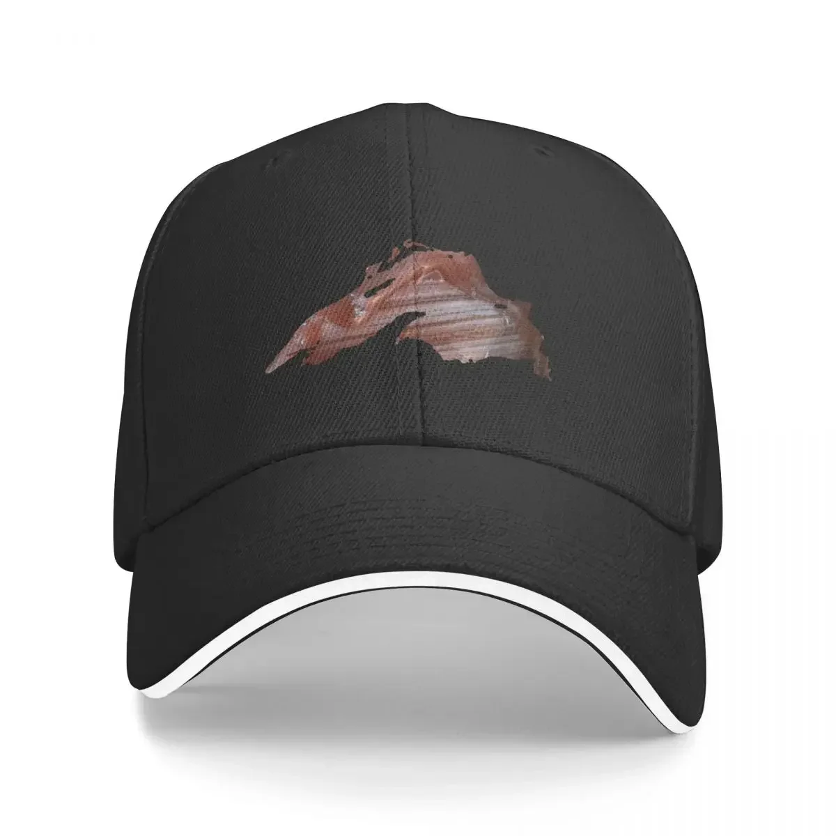 Lake Superior Shaped Agate - Water-Level Baseball Cap Sunhat Fishing cap dad hat Big Size Hat Baseball For Men Women's