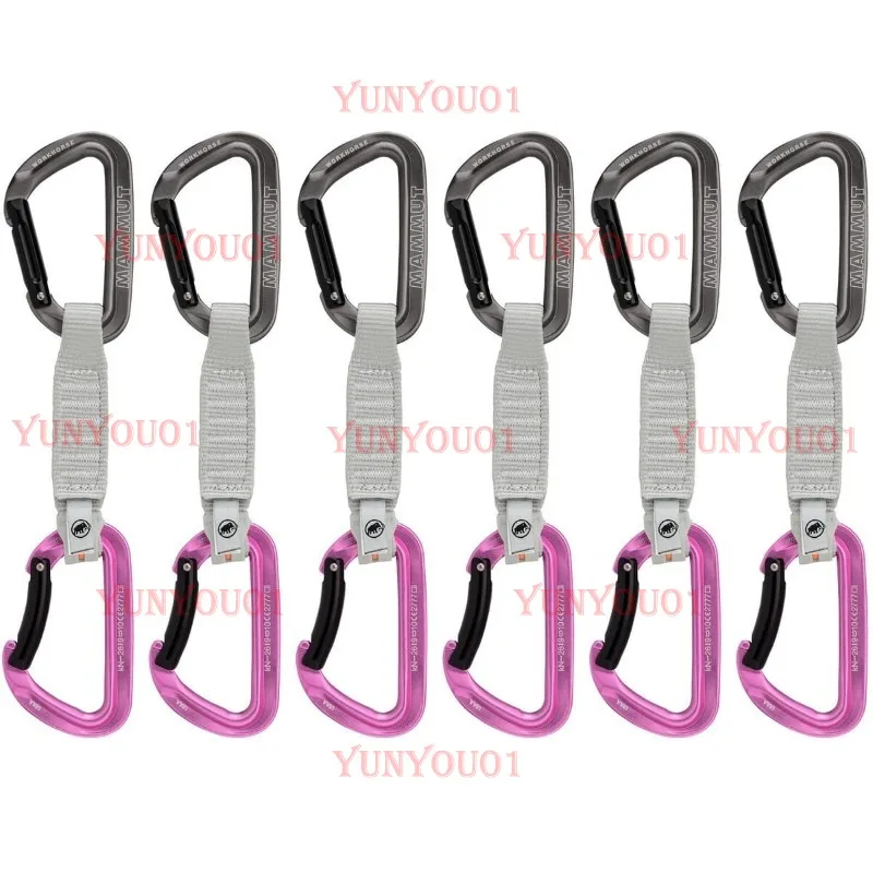 

Mammoth Elephant Mammot Workhorse Keylock Climbing Ice Climbing Quick Hanging Wide Flat Belt Connection Pink