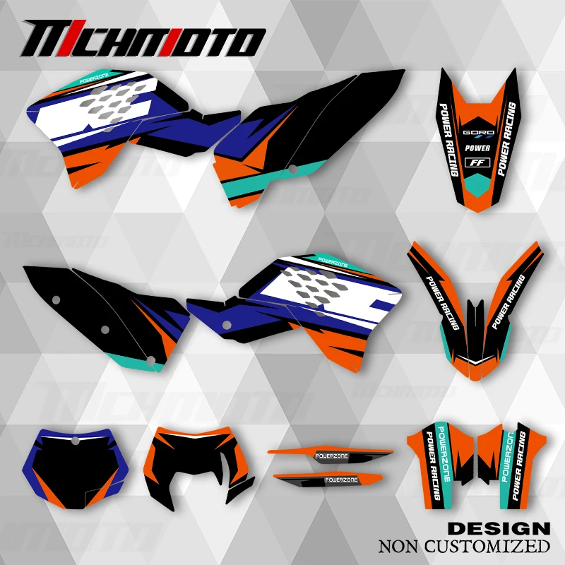 

MCHMFG новый стиль графические наклейки наборы наклеек для KTM EXC 2008 2009 2010 2011 SXF 2007 2008 2009 2010