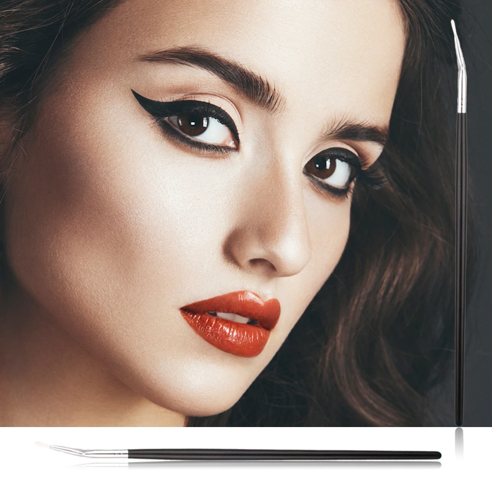 Lip Brush Bendable Durable Precision Eyebrow Brush For Defined Arch Eyeliner Highly Sought-after Game-changing Eyebrow Versatile