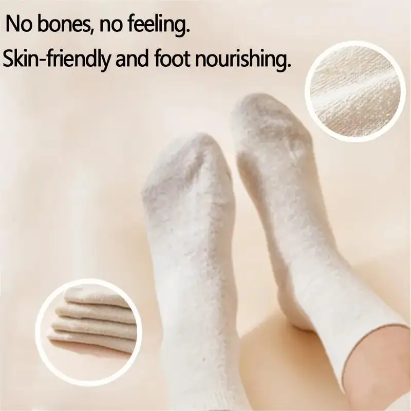 Birdtree 2PCS 100%Spun Silk Women\'s Anti Odor Home Socks Unisex Breathable Sleep Wear Solid Color Floor Socks Summer P3N860QM