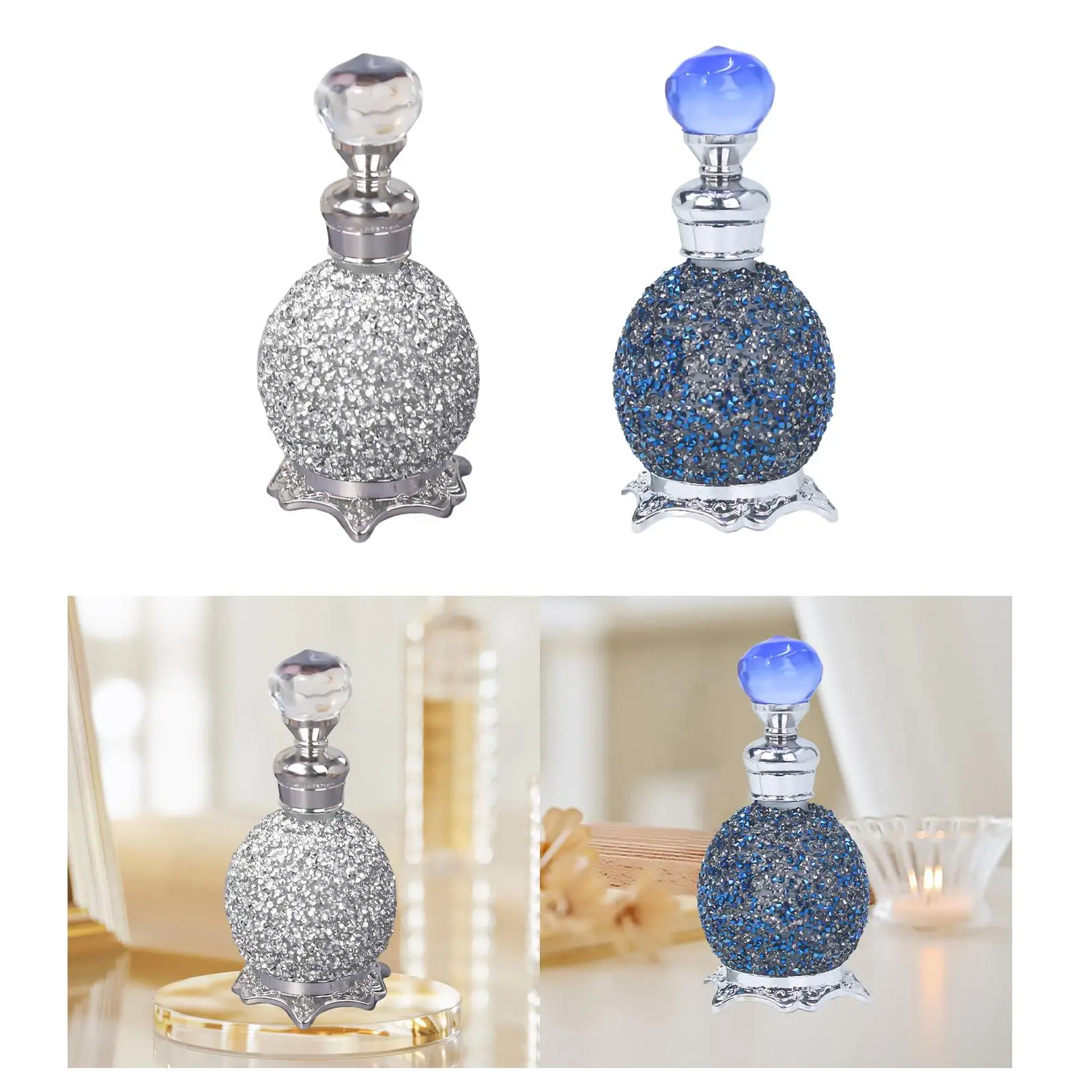 Garrafas de perfume de vidro Garrafa de viagem de vidro frasco decorativo Lembrança vazia