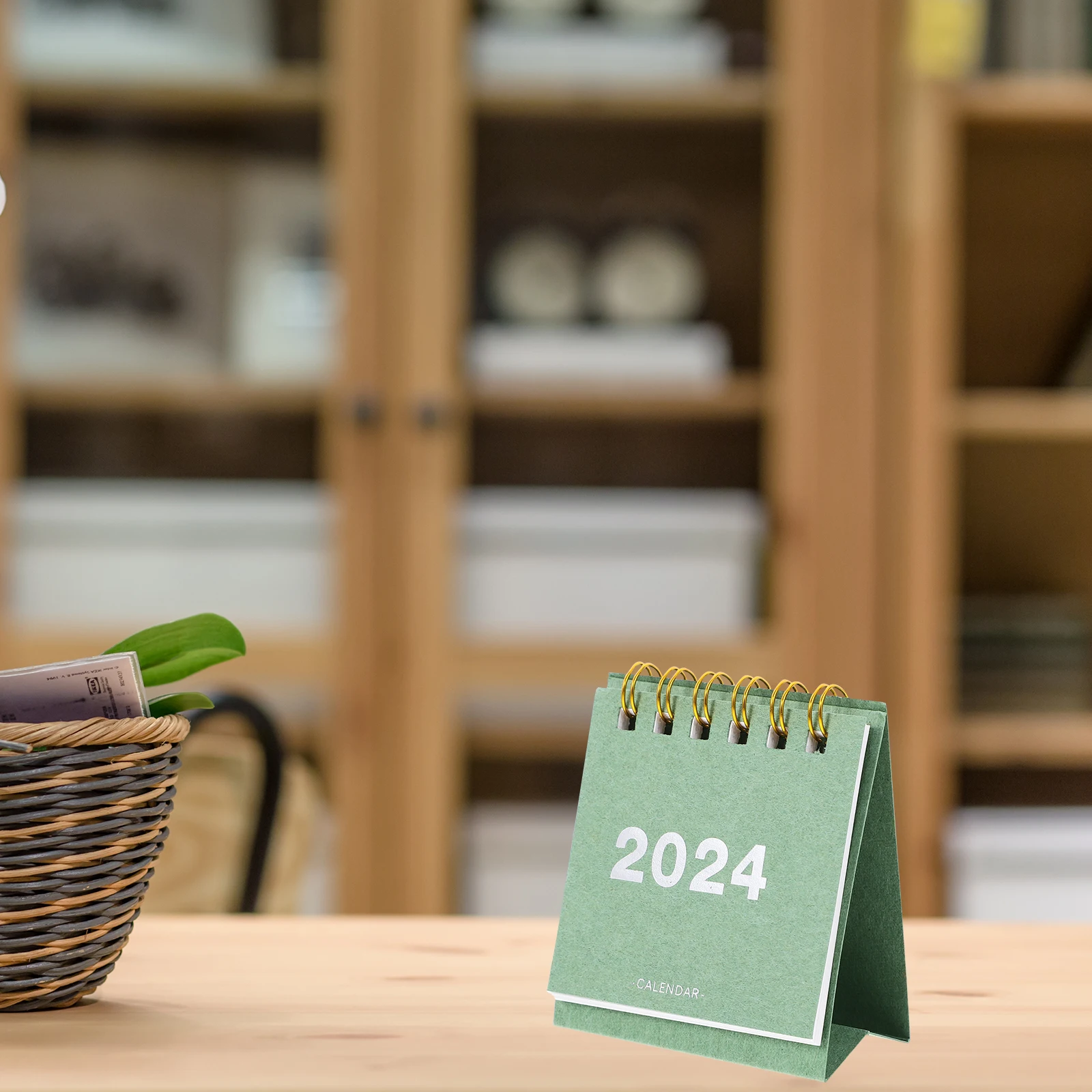 

Standing Calendar Small Desk Mini Calendars Ornament Electronic Little for Paper