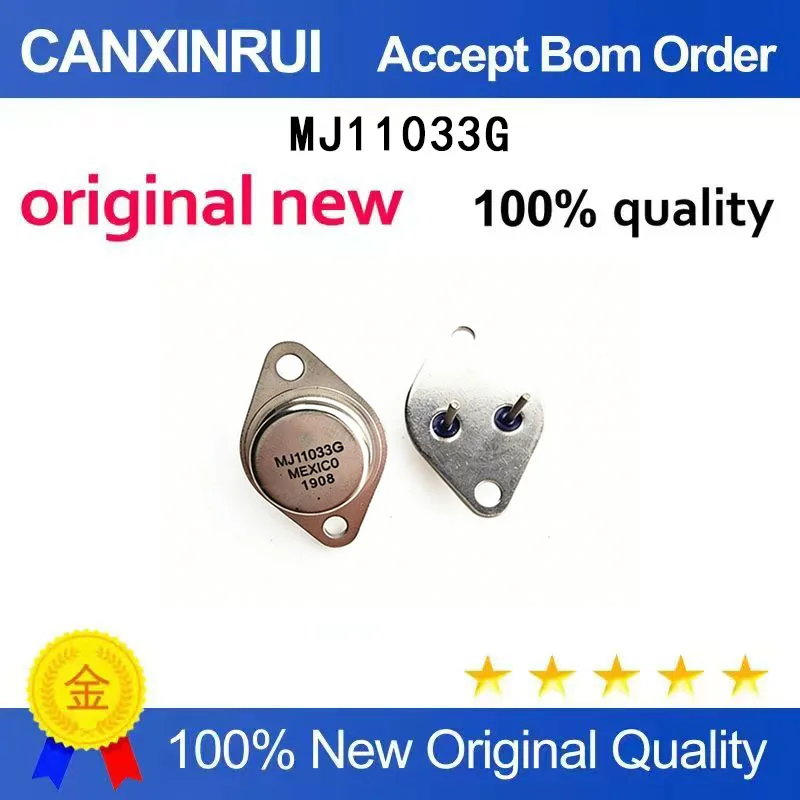 

(5-100 Pieces) Brand new original MJ11033G thick foot Darlington tube TO-3 spot chip IC