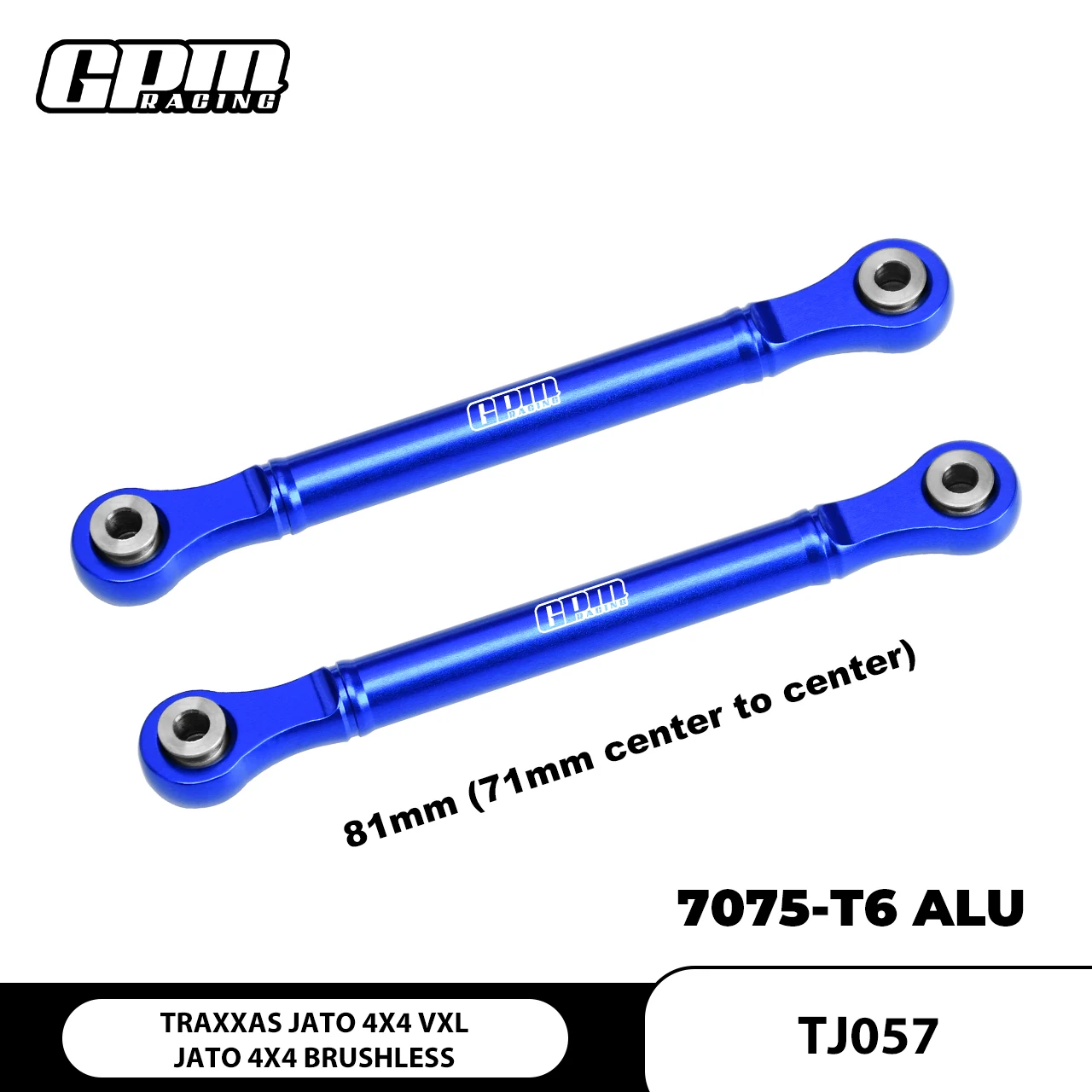 

GPM 7075 Alloy Rear Camber Links For TRAXXAS 1/8 JATO 4X4 VXL 9028
