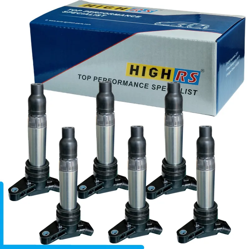 6PCS Ignition Coil For Land Rover LR2 L6 3.2 for Volvo S60 3.0 S80 V70 XC60 XC70 XC90 6G9N-12A366 099700-1070 30684245 LR002954