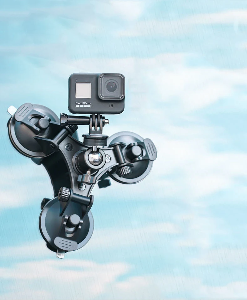 Saugnapf Kamera Auto Halterung mit Stativ Adapter Telefon Halter für GoPro Hero 13 12 11 10 9 8 DJI Osmo 360 Action 5 Pro 6 4 Insta – Detail 14