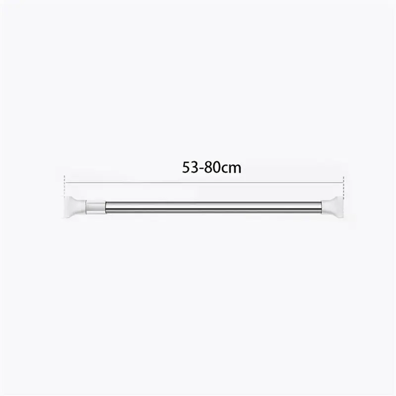 FLYY-4X Teleskopische, verstellbare Wäschetrocknerstange aus Edelstahl, Spannstange aus Edelstahl für 27,56–39,37 Zoll Platzbedarf – Detail 6
