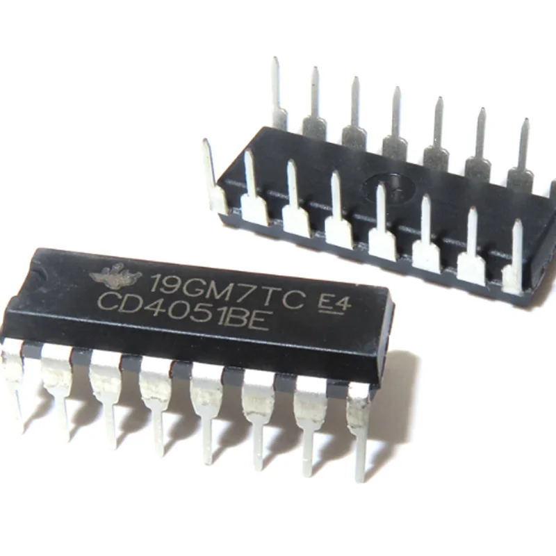 

30 Pieces of Brand New Original Cd4051Be Eight-Way Analog Switch Chip Ic, Direct Plug-In Dip-16
