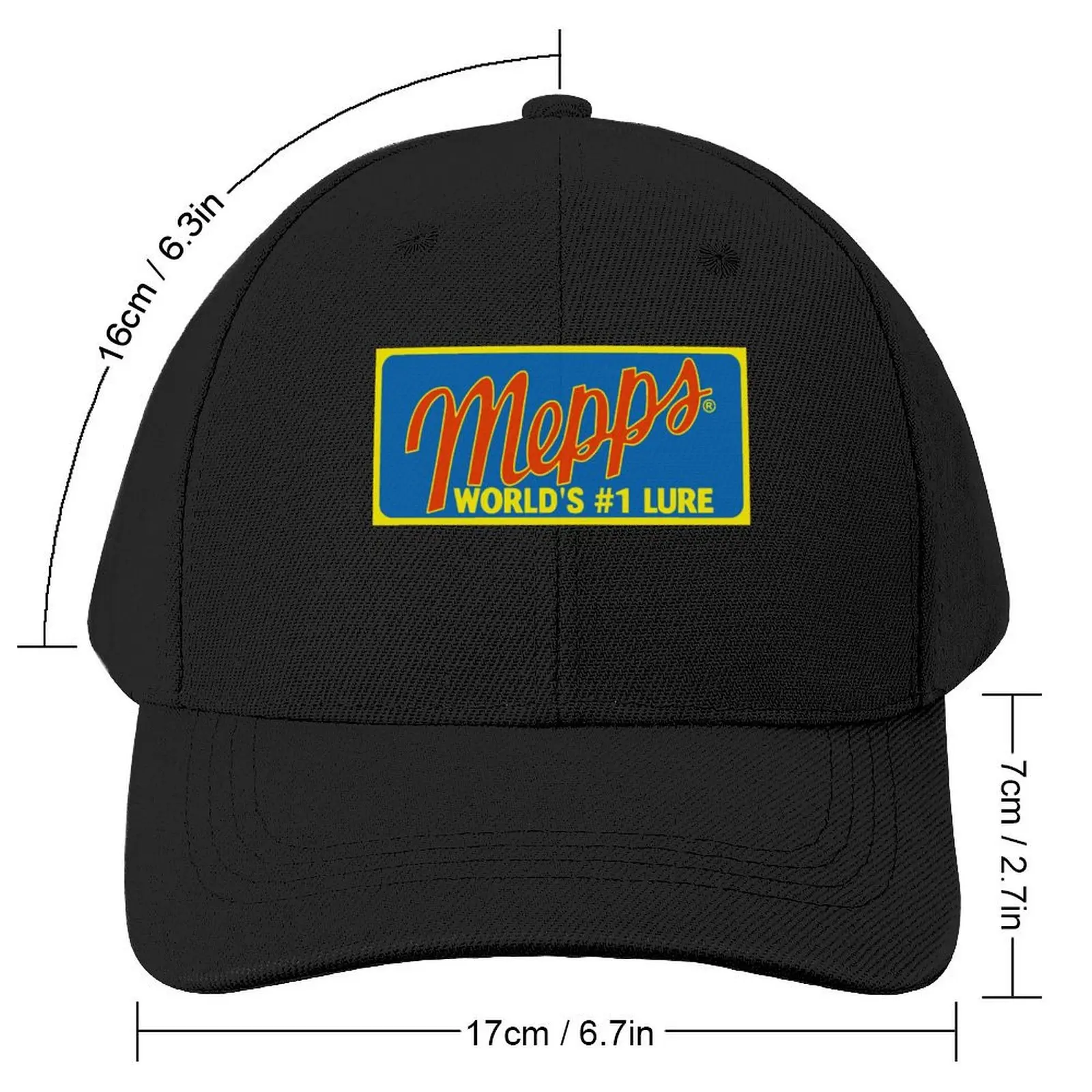 Mepps World's #1 Lure Baseball Cap Snapback Cap Kids Hat Men Caps Women's