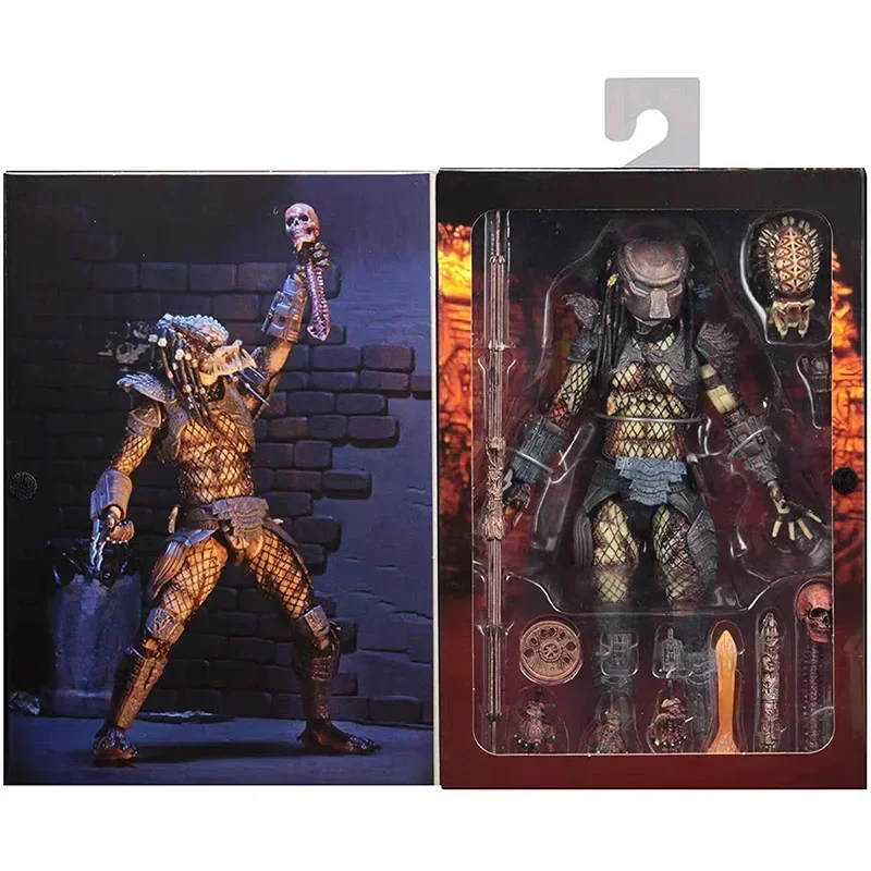 NECA Predator 2 시티 헌터 피규어, 얼티밋 1990 Predator 2 시티 헌터 모델, 수제 장난감 컬렉션, 생일 선물