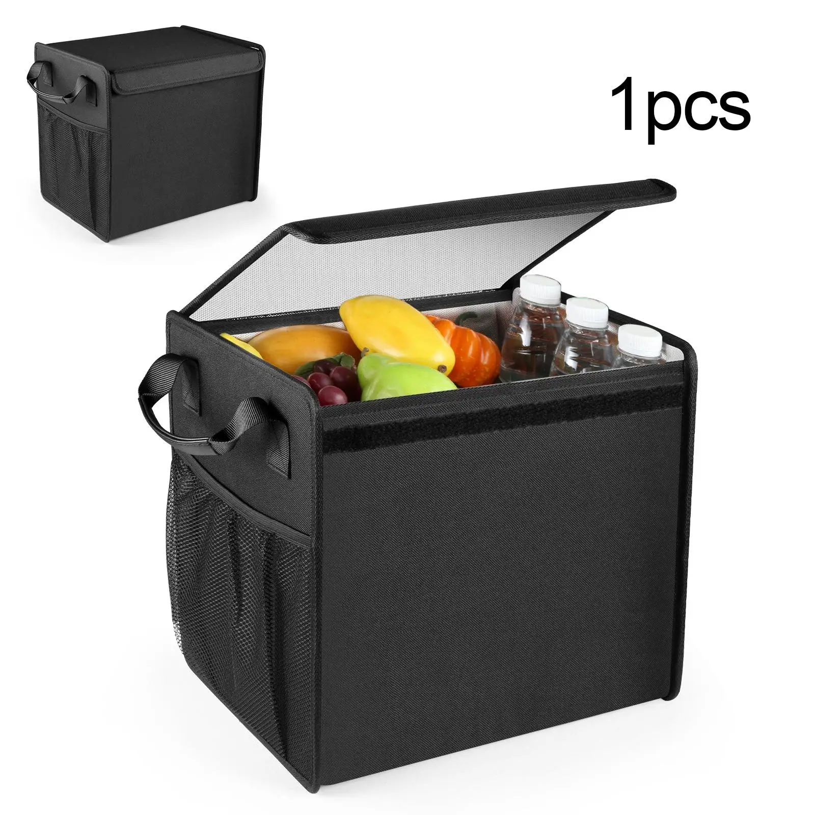 Car Trunk Organizer Case Folding Multi Pockets Multifunctional Outdoor Storage Box for SUV Pickup Travel Automotive Picnic