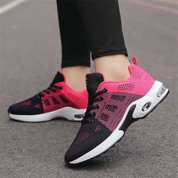 Slip Resistant Knitted Ergonomic Shoes Woman Vulcanize Trend For 2024 Sneakers Woman White Sport Nice Authentic