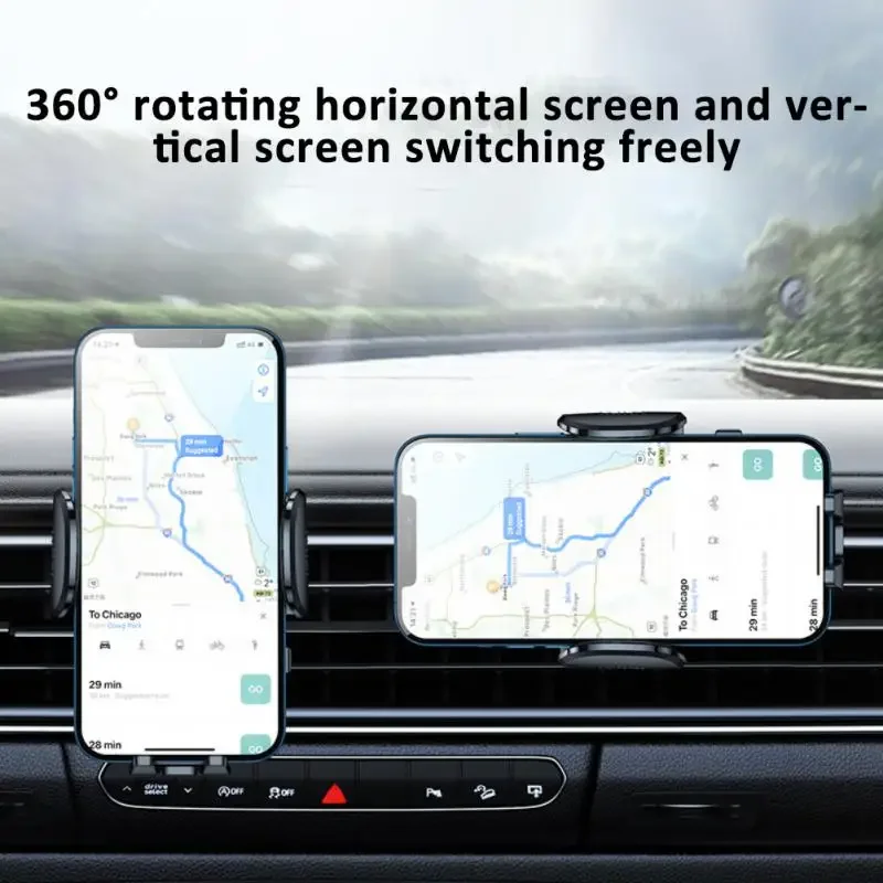 Joyroom Soporte para teléfono para salpicadero para automóvil【360 °   Vista más amplia】brazo largo flexible de 9 pulgadas, soporte universal para teléfono con parabrisas automático manos libres