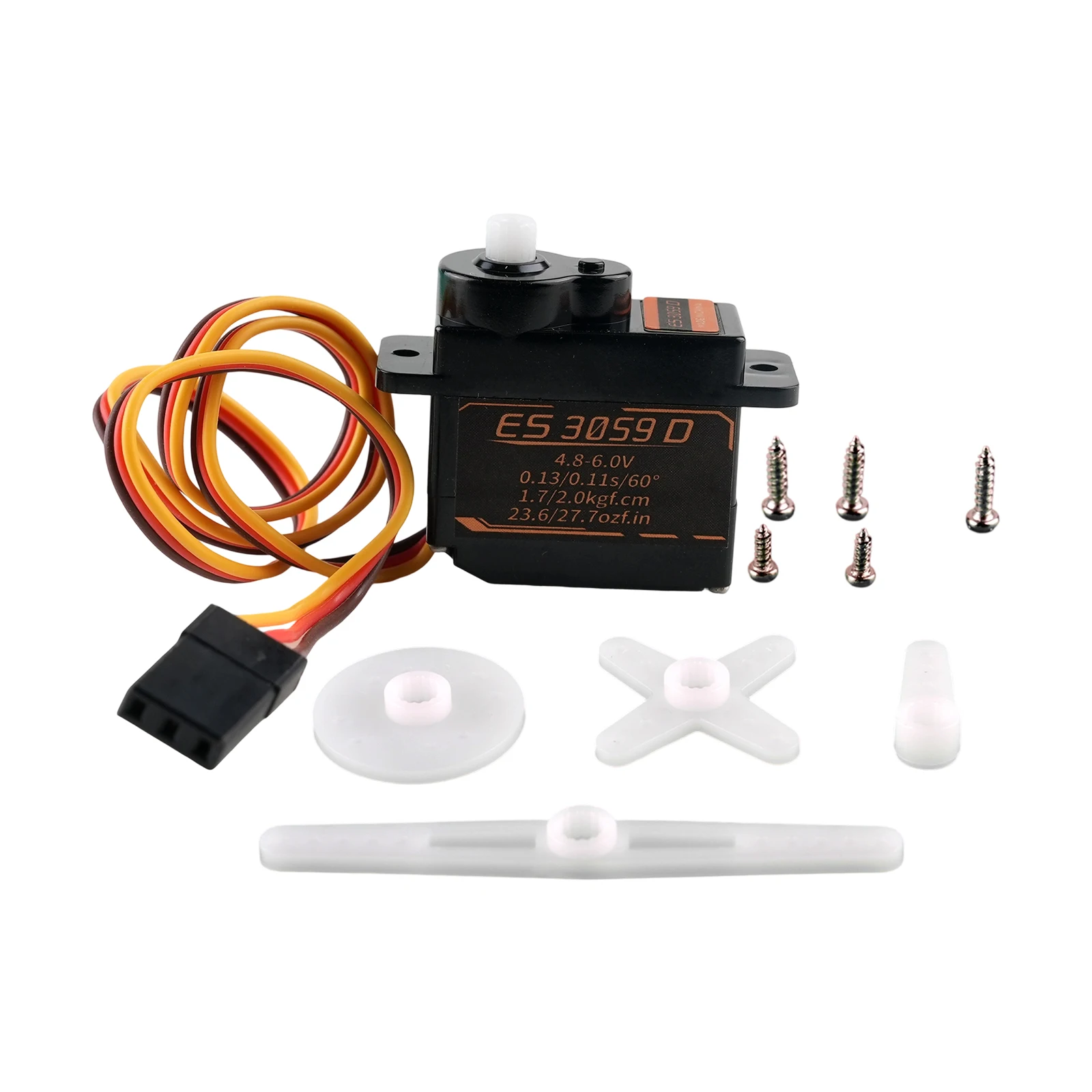 Novo emax es3059d 9g mini servo motor digital es3059md micro servos peças diy para helicópteros rc robô modelo de avião