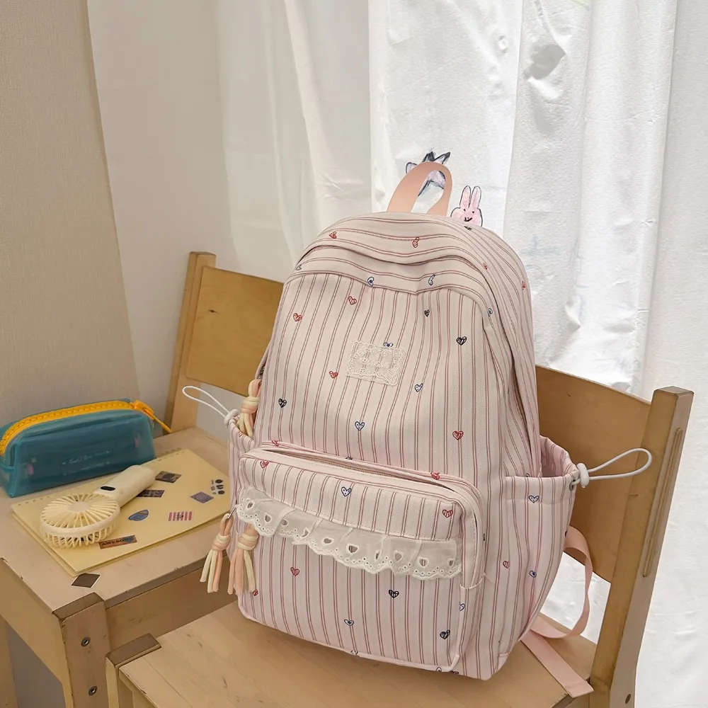 New Preppy Style Girl Backpack High Appearance Fashionable Fashion Rucksack Large Capacity School Bag Travel Daily Shopping