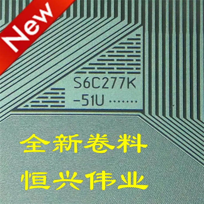 S6C277K-51U LCD Driver IC COF TAB Bobina Material, Novo