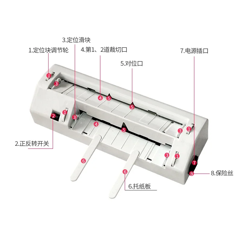 Automatic Electric Business Card Cutting Machine 300B Business Card Cutter 90*54mm 220V 110V Heavy Duty Fine-tuning Card Cutter