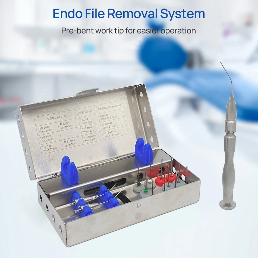 

Dental Endodontic File Removal System Kit Endo Broken File Removal Instrument Set Root Canal File Extractor Dentistry Tools