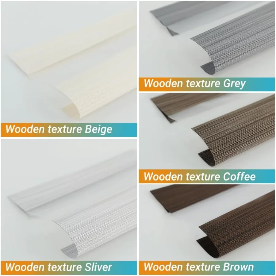 ستائر الحمار الوحشي، ظلال دوارة، حوامل قماشية، ظلال ليلا ونهارا، متعددة الألوان #4