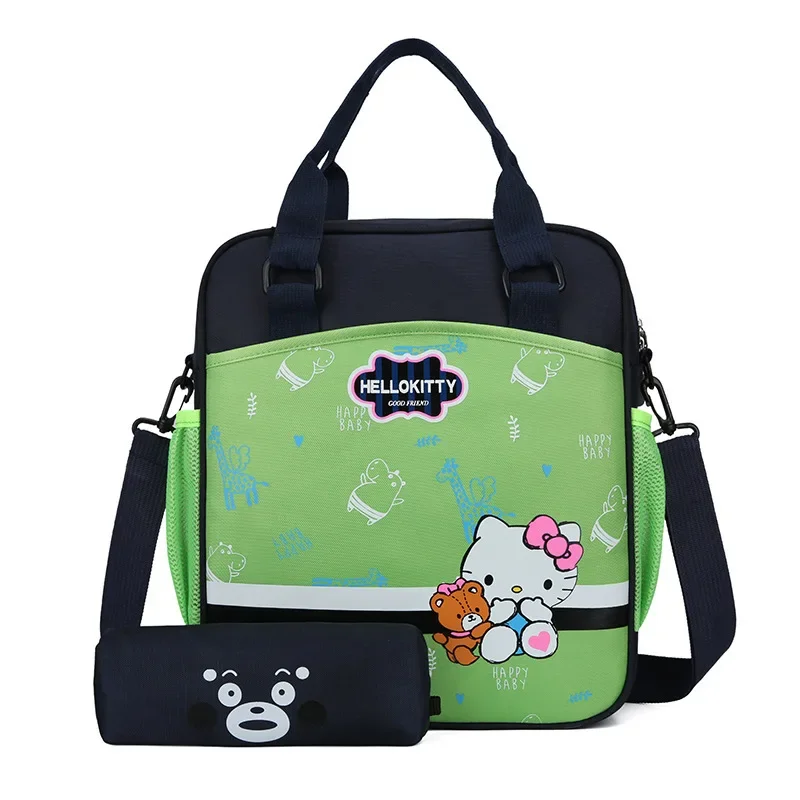 Sanurgente-Sac à dos Hello Kitty Cartoon pour hommes et femmes, sac à main pour ordinateur portable de loisirs, léger, grands puzzles, mignon, One Initiated Art, nouveau