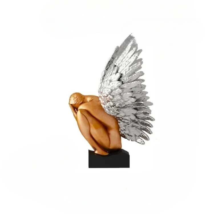 Escultura abstracta creativa moderna, adorno artístico para cubrir la cara, decoración para sala de estar, porche, villa, estudio, sala de exposiciones.