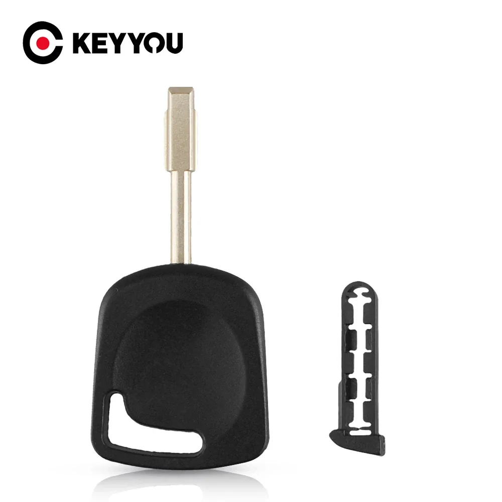 KEYYOU Transponder Uncut Blank Blade Key Shell For Ford Focus Mondeo KA Jaguar XJ8 Transit Connect Uncut No Chip