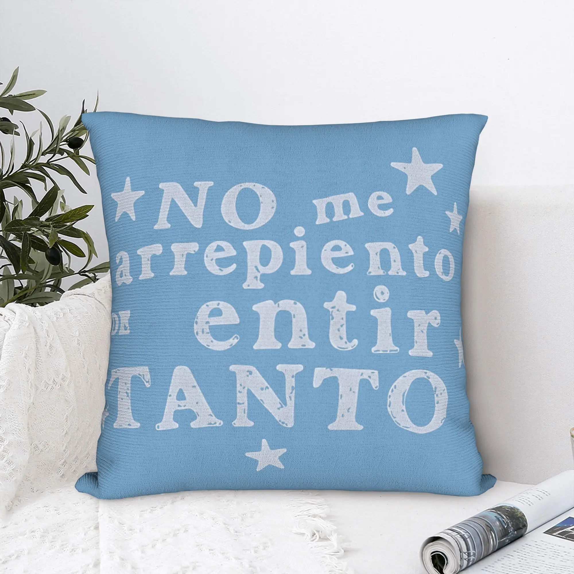 No Me Arrepiento De Sentir Tanto Karols G NMADST  Pillowcases Accessories Soft Cushion Cover  Pillow Covers