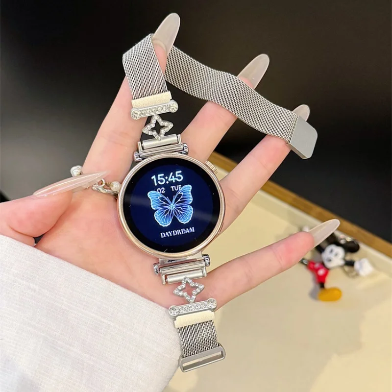 

Cross Star Milanese is suitable for HW Watch Fit3/Fit4 straps and HW Band 8/9/10NFC handmade straps