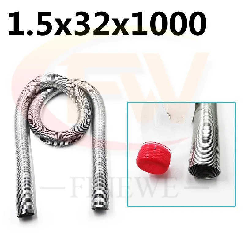 Wire 1.5mm OD 28-38MM Length 1M Bending Catheter Protective  Hose Spring Long Flexible Galvanized Steel Compression Spring