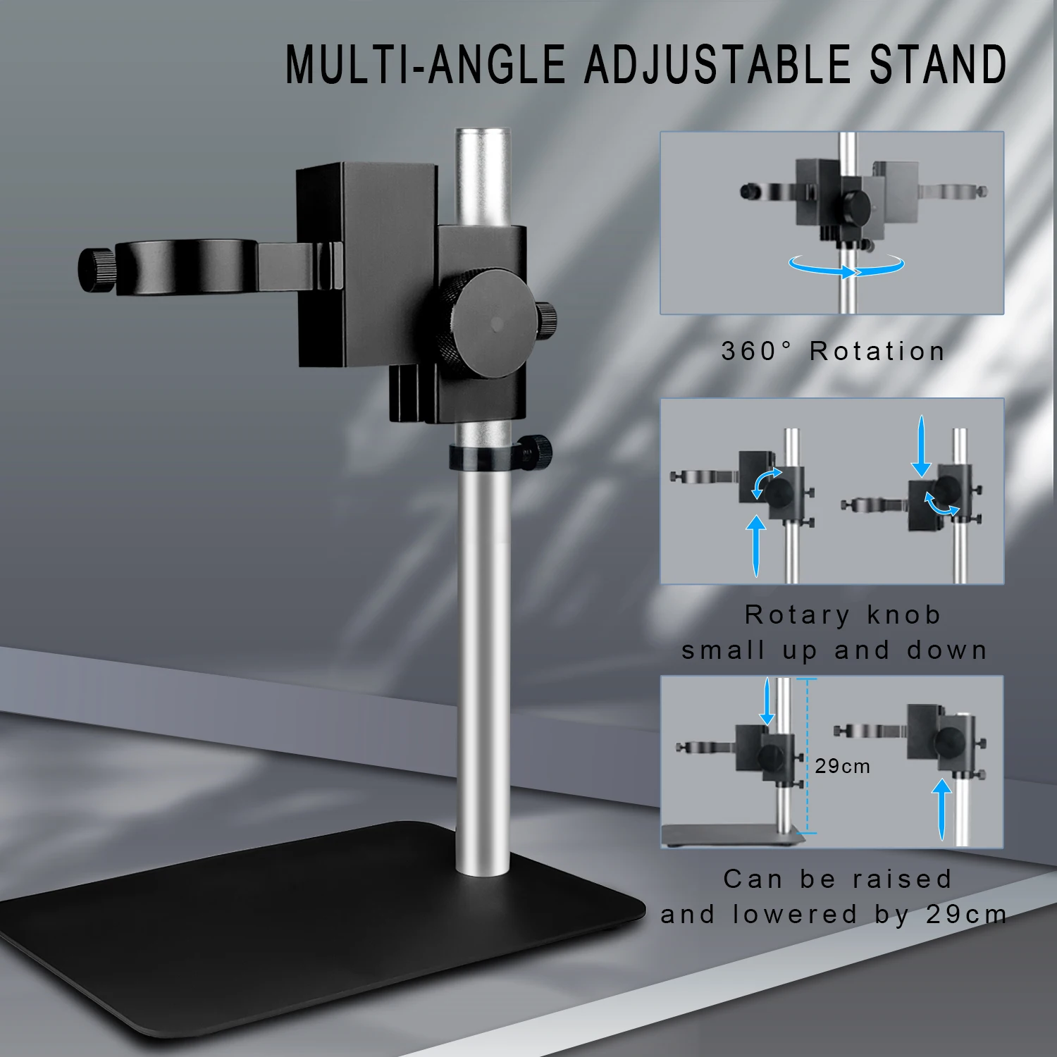 NICE-POWER مجهر رقمي 48MP 1080P مجهر فيديو صناعي 150X عدسة تكبير مصباح مصمم على شكل حلقة لحام إصلاح الإلكترونية