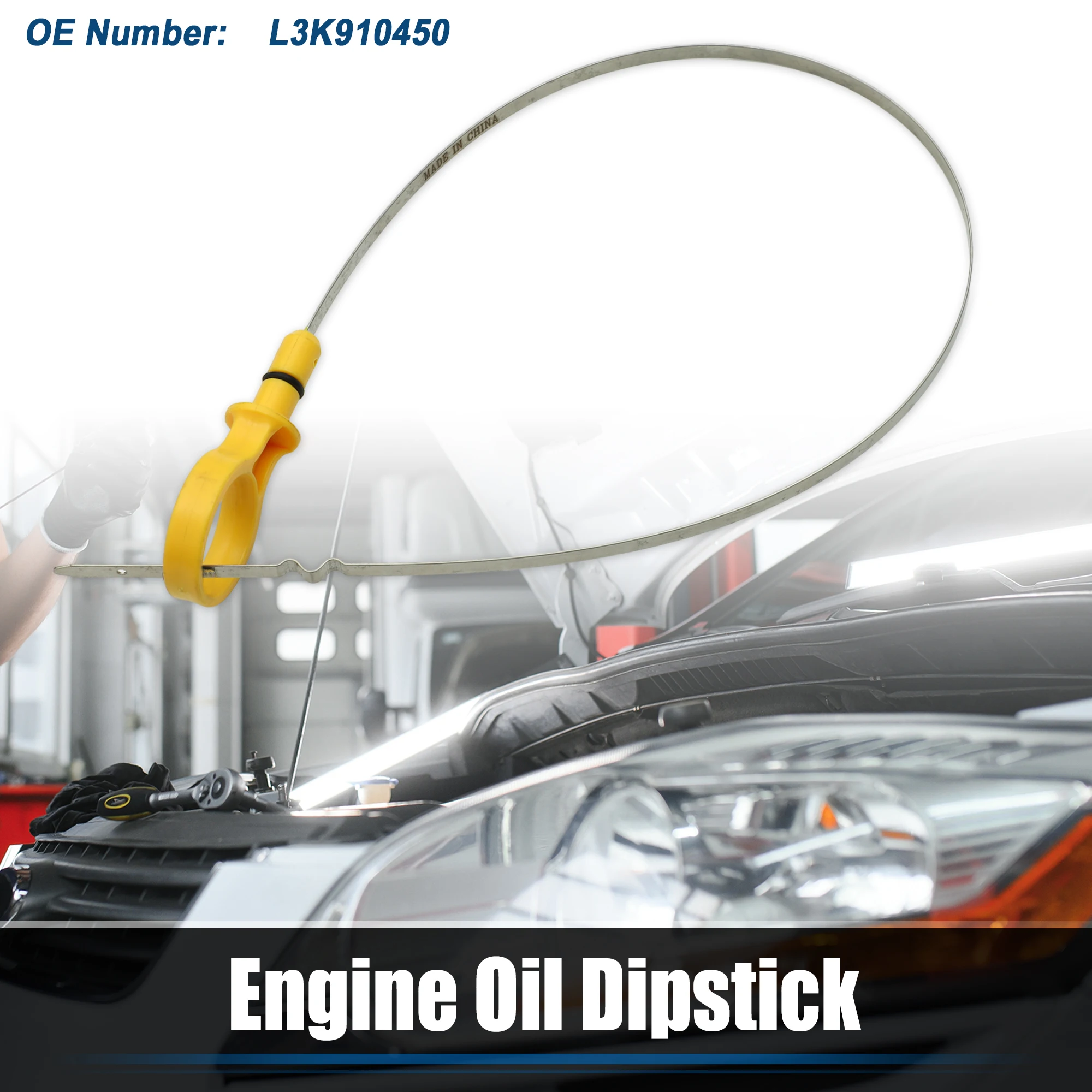 UXCELL 1pcs Engine Oil Level Indicator Dipstick for Mazda 3 2007-2013 No.L3K910450