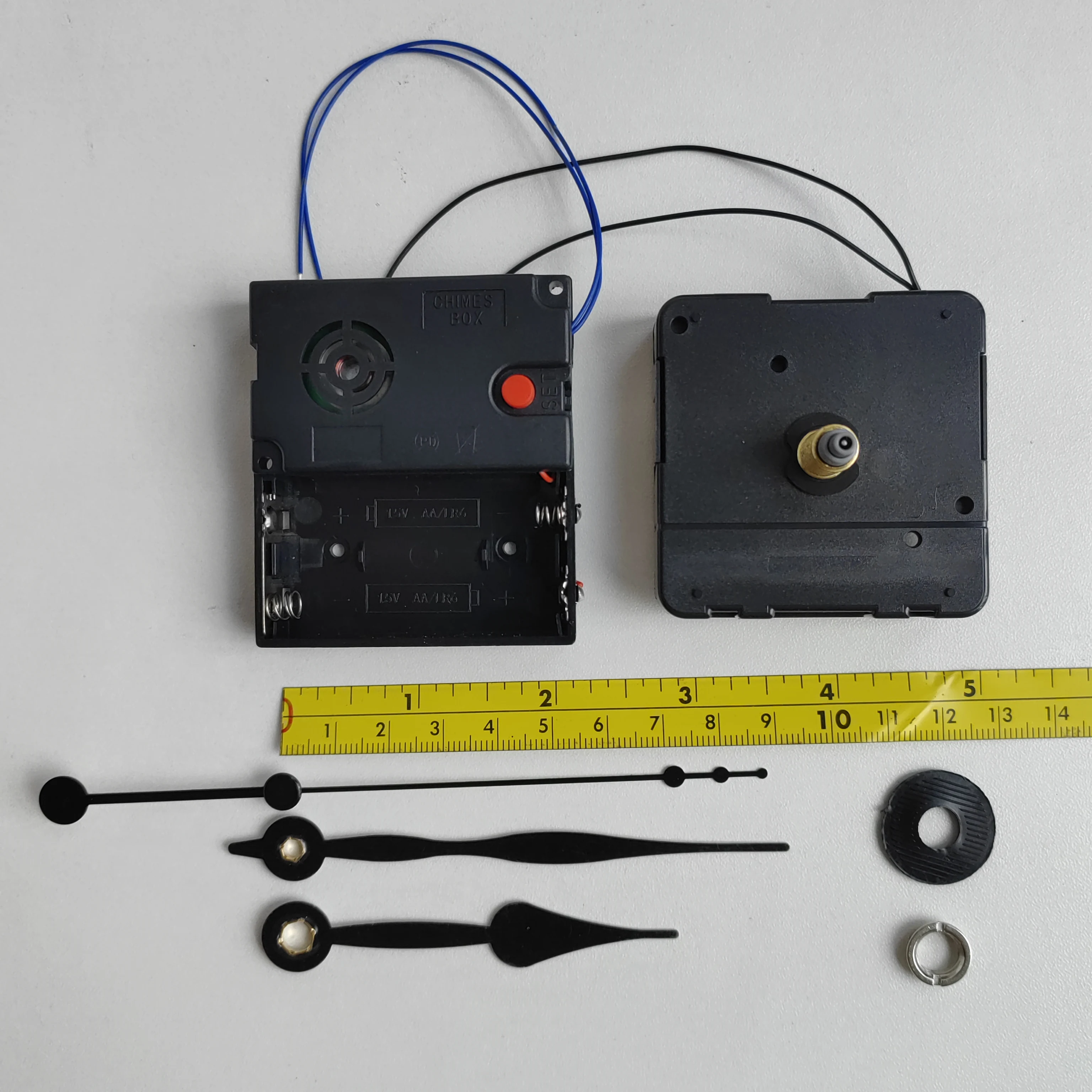 Non-ticking Trigger Movement With Westminster Music Chime Box and Black Hands Clock Accessory Quartz DIY Mechanism Kits