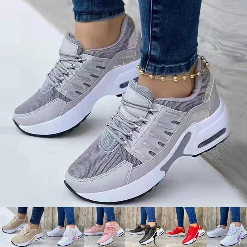 Zapatos deportivos para mujeres, zapatos de koşu al al libre, zapatos de malla transpirable, sneakers