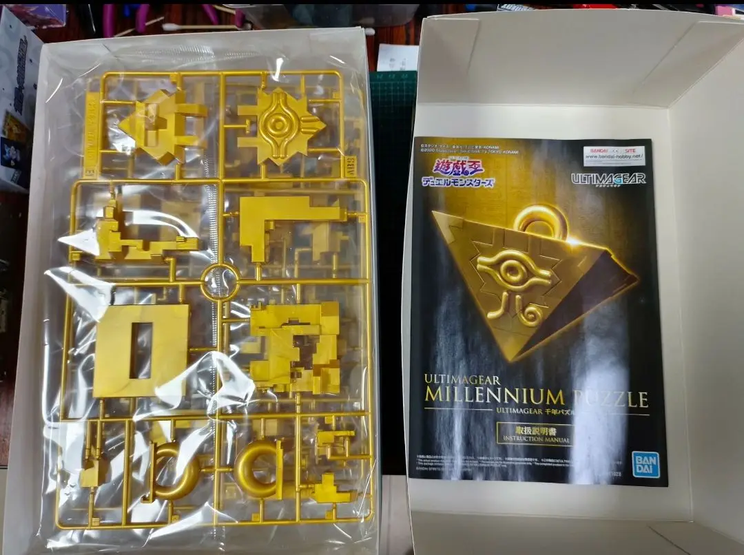 

В наличии Bandai Duel Monster Yu-Gi-Oh Фигурка Ultimagear Millennium Пазлы Коллекционные подарки Модель