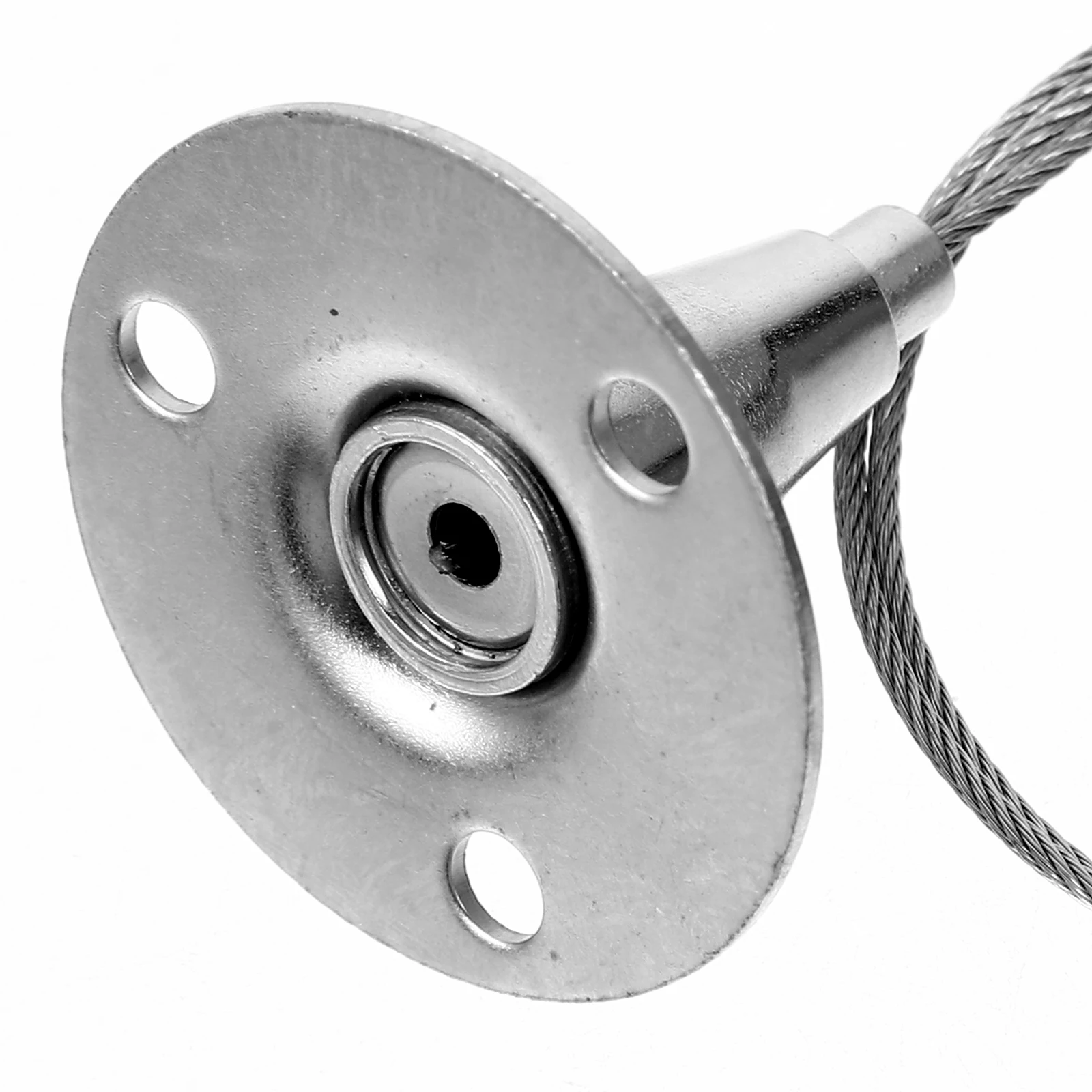 5pcs Zinc Alloy Anti-Slip Gallery Wire Rope Hangers for Picture Rail Hanging System Home Decor Display