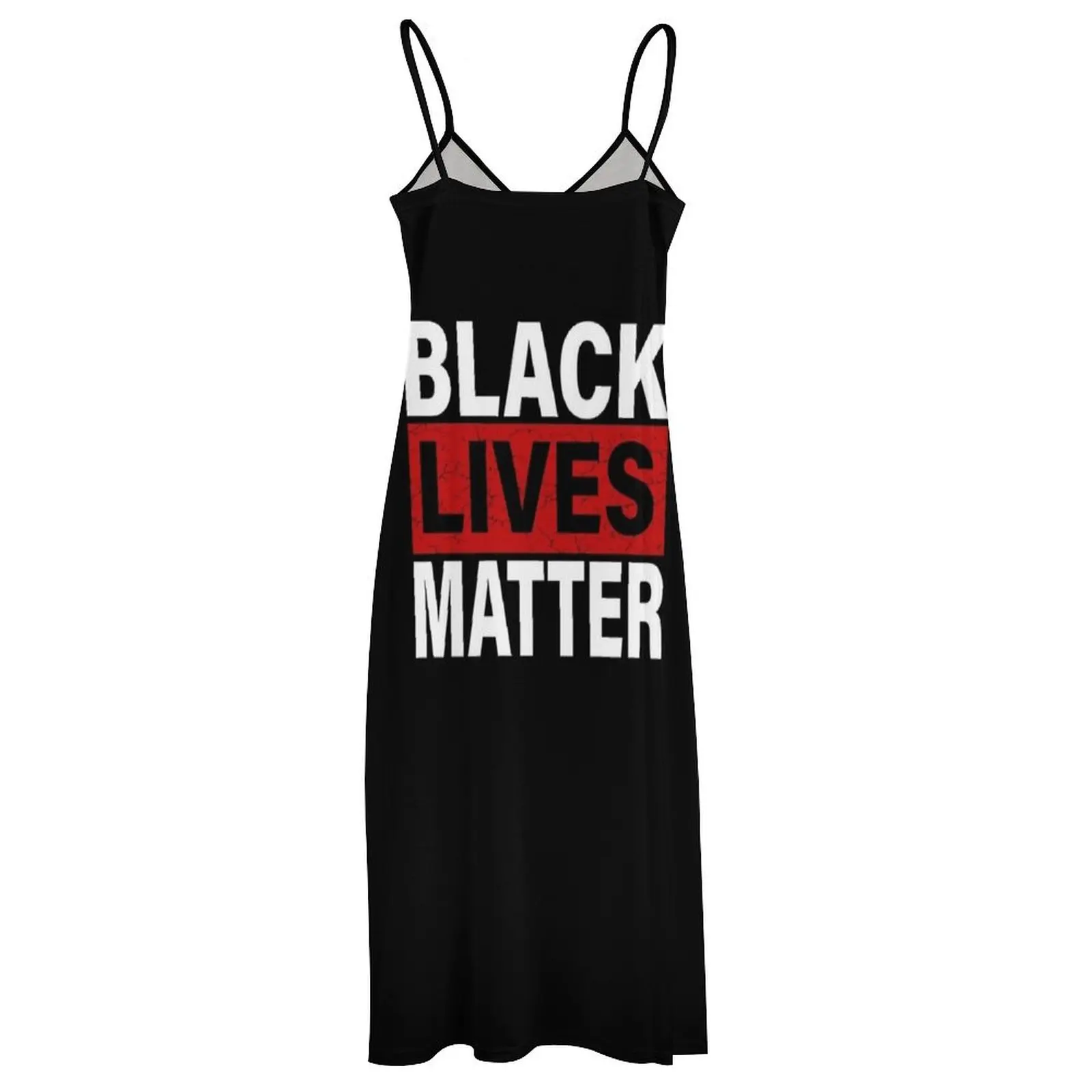 Camiseta Black Lives Matter con nombres de victimas - Vestido largo sin mangas BLM, ropa de verano para mujer, vestido 2025