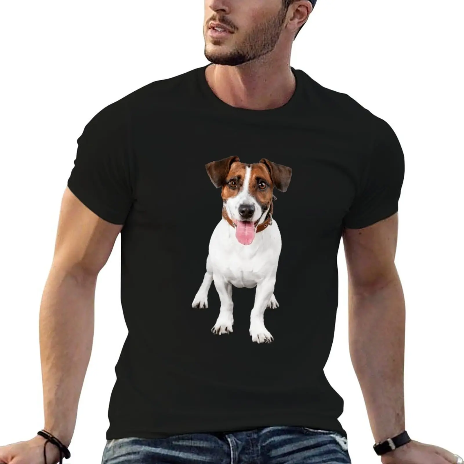 

Jack Russell Terrier T-Shirt cotton t shirt man t shirts designer man tshirt T-Shirt