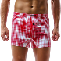 Underwear Men's Loose Cotton Boxer Briefs Arrow Pants Comfortable and Breathable Thin Cotton Pajama Pants Short Boxer Briefs