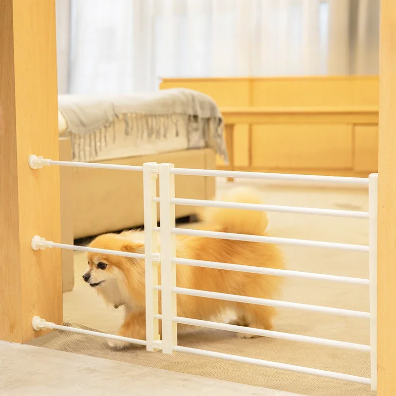 

Household Pets Perforation Free Adjustable Isolation Door Block Cats Dogs Door Fence Fence Small Dog Indoor Fence Dog Playpen