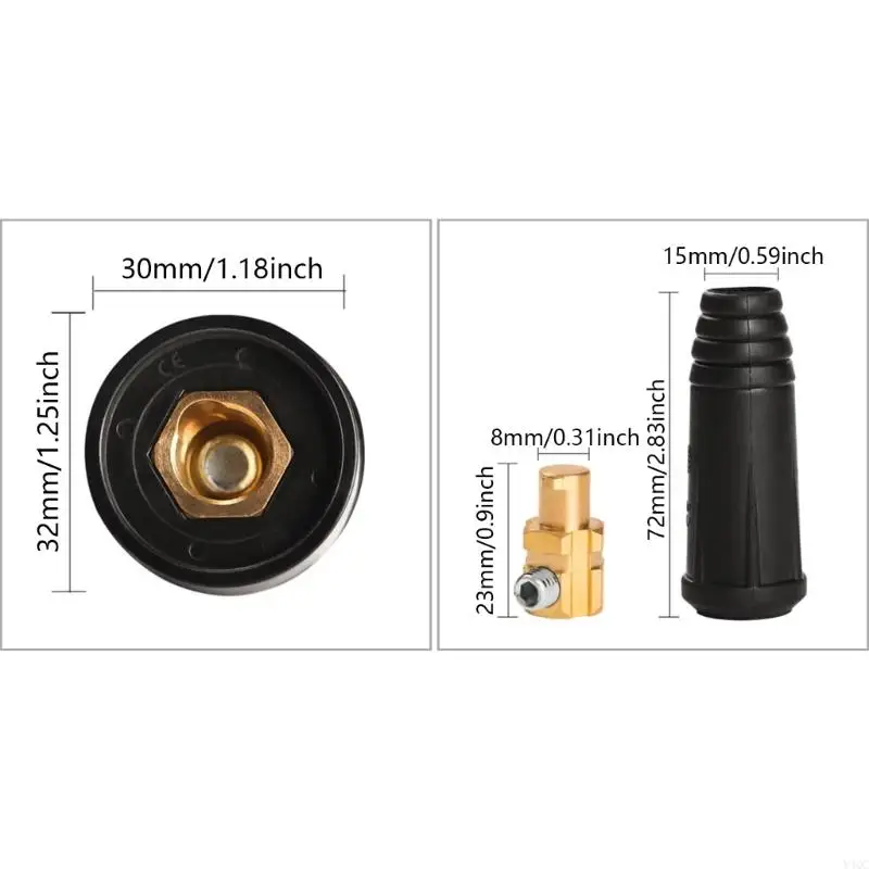 Brass & Bakelite Quick Plugs Plugs per progetti elettronici Y4QC