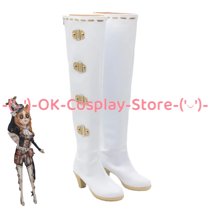 

Game Identity V Anne Lester Toy Merchant Cosplay Shoes Halloween Carnival Boots Cosplay Prop Anime PU Leather Shoes Custom Made